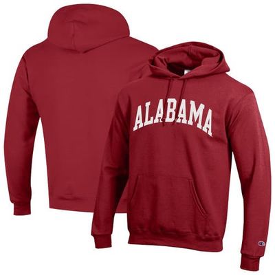 Champion Men's Champion Crimson Alabama Crimson Tide Basic Arch Fleece Pullover Hoodie 
