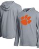 Champion Men's Champion Gray Clemson Tigers Tonal All-Star Long Sleeve Hooded T-Shirt  - 1