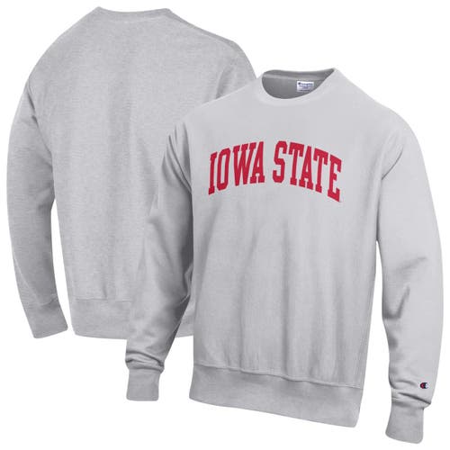 Champion Men's Champion Gray Iowa State Cyclones Reverse Weave Fleece Sweatshirt 