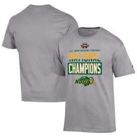 Champion Men's Champion Gray NDSU Bison 2024 NCAA FCS Football National Champions Locker Room T-Shirt 