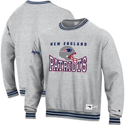 Champion Men's Champion Gray New England Patriots Reverse Weave Fleece Sweatshirt 