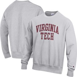 Champion Men's Champion Gray Virginia Tech Hokies Reverse Weave Fleece Sweatshirt 