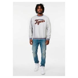 Champion Men's Champion Heather Gray Detroit Tigers Reverse Weave Sweatshirt 
