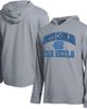 Champion Men's Champion Heather Gray North Carolina Tar Heels High Motor All-Star Long Sleeve Hooded T-Shirt  - 1