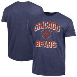 Champion Men's Champion Heather Navy Chicago Bears Ultimate Tri-Blend T-Shirt 