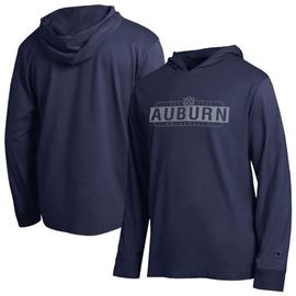 Champion Men's Champion Navy Auburn Tigers Gradient All-Star Long Sleeve Hooded T-Shirt 