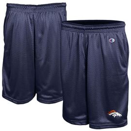 Champion Men's Champion Navy Denver Broncos Classic Mesh Shorts 