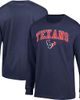 Champion Men's Champion Navy Houston Texans Arch Over Logo Long Sleeve T-Shirt  - 1