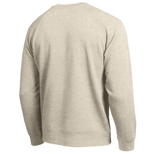 Champion Men's Champion Oatmeal Detroit Tigers All-Star Soft Felt Raglan Sweatshirt 