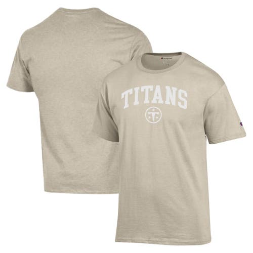 Champion Men's Champion Oatmeal Tennessee Titans Jersey T-Shirt 