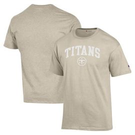 Champion Men's Champion Oatmeal Tennessee Titans Jersey T-Shirt 