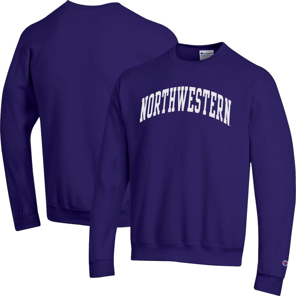 Champion Men's Champion Purple Northwestern Wildcats Basic Arch Fleece Pullover Sweatshirt 