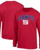 Champion Men's Champion Red New York Giants Arch Over Logo Long Sleeve T-Shirt  - 1