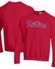 Champion Men's Champion Red Philadelphia Phillies Powerblend Wordmark Sweatshirt  - 1