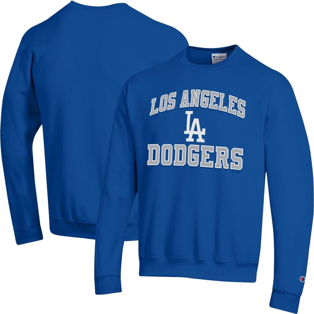 Champion Men's Champion Royal Los Angeles Dodgers Heart & Soul Powerblend Sweatshirt 
