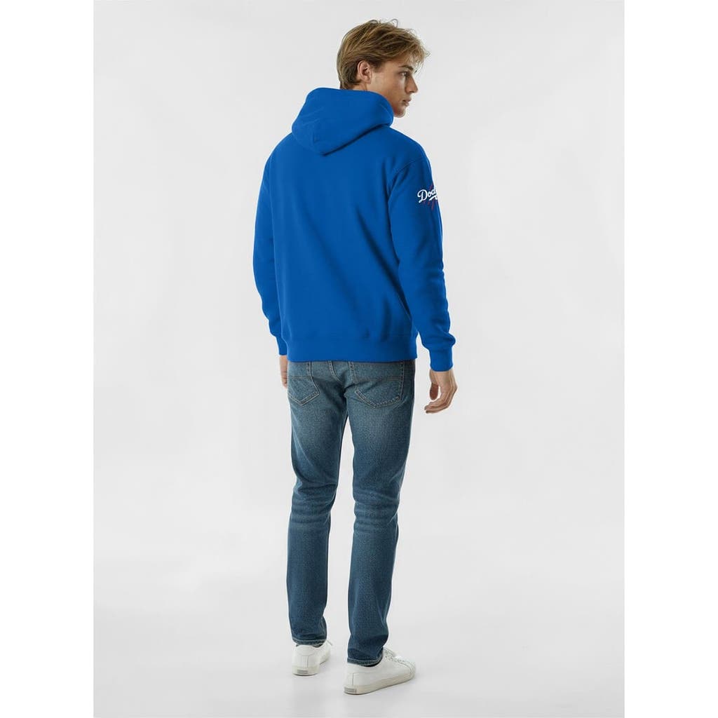 Champion Men's Champion Royal Los Angeles Dodgers Reverse Weave Chenille Hoodie 