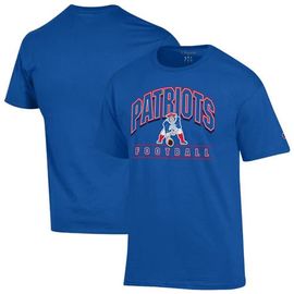 Champion Men's Champion Royal New England Patriots Jersey T-Shirt 