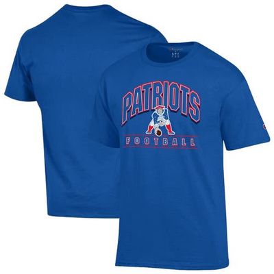 Champion Men's Champion Royal New England Patriots Jersey T-Shirt 