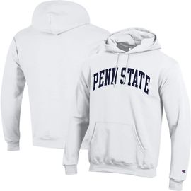 Champion Men's Champion White Penn State Nittany Lions Basic Arch Fleece Pullover Hoodie 