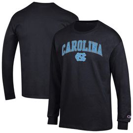 Champion Men's Champion Black North Carolina Tar Heels Arch Over Logo Long Sleeve T-Shirt 
