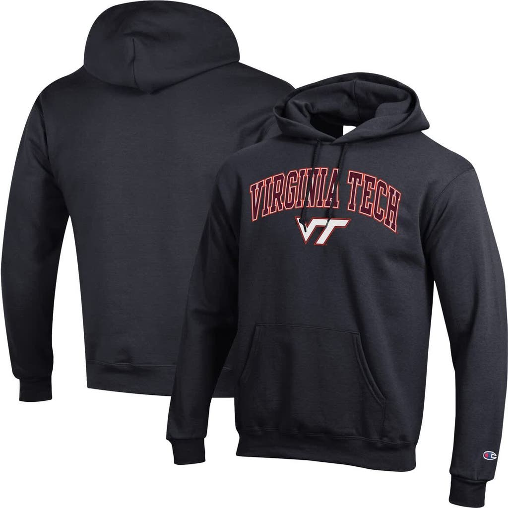 Champion Men's Champion Black Virginia Tech Hokies Arch Over Logo Pullover Hoodie 