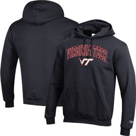 Champion Men's Champion Black Virginia Tech Hokies Arch Over Logo Pullover Hoodie 