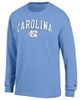 Champion Men's Champion Carolina Blue North Carolina Tar Heels Arch Over Logo Long Sleeve T-Shirt - 2
