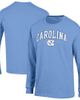 Champion Men's Champion Carolina Blue North Carolina Tar Heels Arch Over Logo Long Sleeve T-Shirt - 4