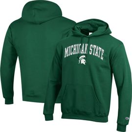 Champion Men's Champion Green Michigan State Spartans Arch Over Logo Pullover Hoodie 