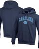 Champion Men's Champion Navy North Carolina Tar Heels Arch Over Logo Pullover Hoodie  - 1