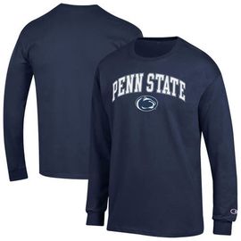 Champion Men's Champion Navy Penn State Nittany Lions Arch Over Logo Long Sleeve T-Shirt 