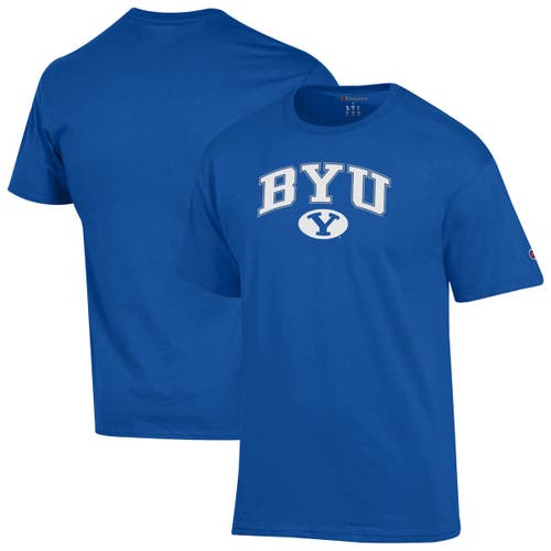 Champion Men's Champion Royal BYU Cougars Arched Logo T-Shirt 