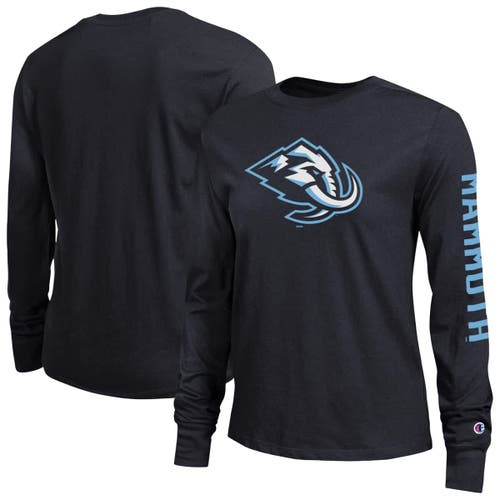 Champion Women's Champion  Black Utah Mammoth 2-Hit Long Sleeve T-Shirt 