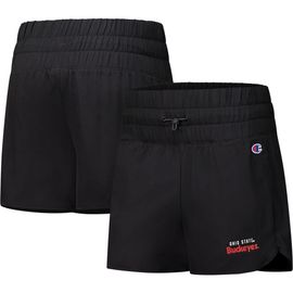 Champion Women's Champion Black Ohio State Buckeyes Tailgate Her Woven Shorts 