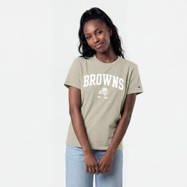 Champion Women's Champion Light Brown Cleveland Browns Cocoa Butter T-Shirt 