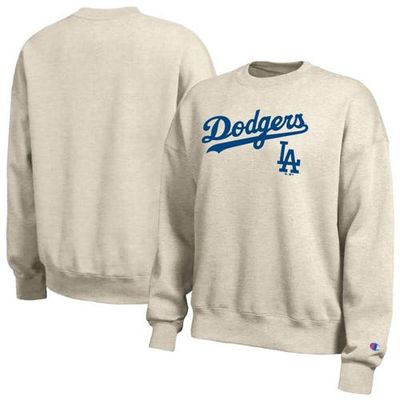 Champion Women's Champion Oatmeal Los Angeles Dodgers All-Star Sweatshirt 