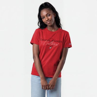 Champion Women's Champion Red Georgia Bulldogs Lifestyle T-Shirt 