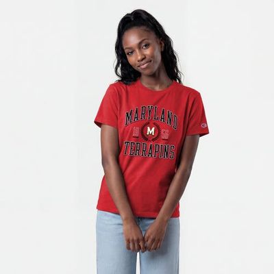 Champion Women's Champion Red Maryland Terrapins Lifestyle T-Shirt 
