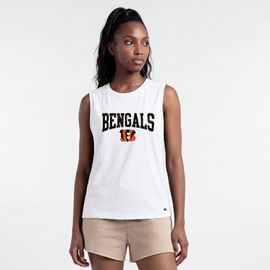 Champion Women's Champion White Cincinnati Bengals Muscle Tank Top 