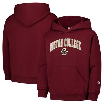 Champion Youth Champion Maroon Boston College Eagles Campus Pullover Hoodie 