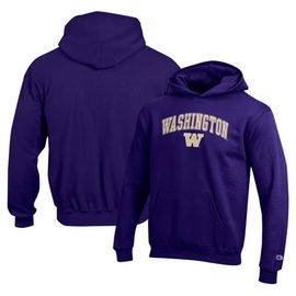 Champion Youth Champion Purple Washington Huskies Campus Pullover Hoodie 