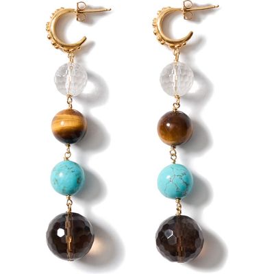 Chan Luu Chan Luu Alto Semiprecious Stone Linear Drop Earrings