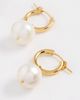 Chan Luu Chan Luu Baroque Pearl Hoop Earrings White Pearl One - 4