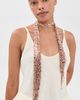 Chan Luu Chan Luu Beaded Skinny Scarf Pink Sand One - 3