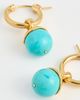 Chan Luu Chan Luu Bell Hoop Earrings Turquoise One - 4