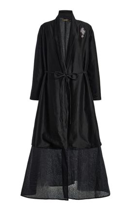 Chan Luu Chan Luu Belted CottonSilk Robe Jacket