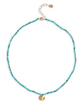 Chan Luu Chan Luu Camille Beaded Gemstone Pendant Necklace, 18-20
