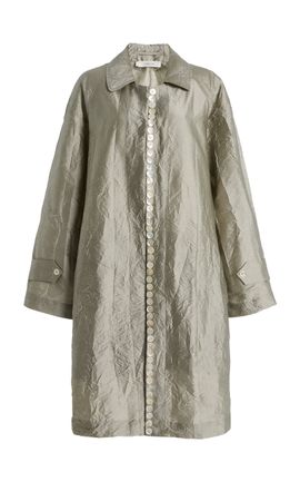 Chan Luu Chan Luu Crinkle Techno Taffeta Row Coat