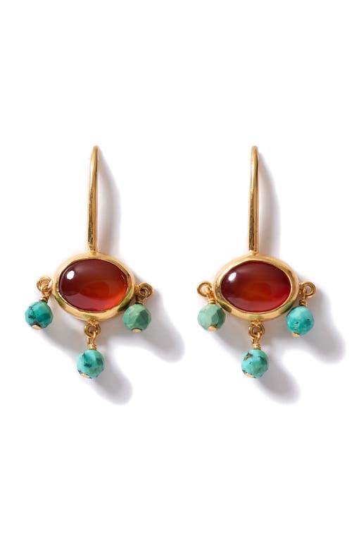 Chan Luu Chan Luu Della Semiprecious Stone Drop Earrings