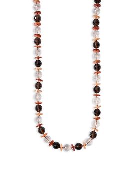 Chan Luu Chan Luu Discus Gemstone Beaded Strand Necklace, 37